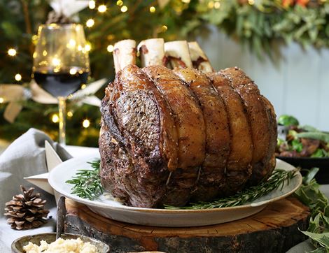 Beef Fore-Rib Joint, Bone-In & Trimmed, Organic, Daylesford (4kg)