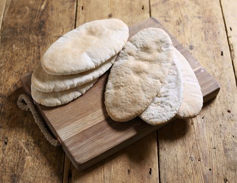 organic white pitta-bread