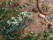 Traditional Christmas Wreath Kit, Organic, Abel & Cole