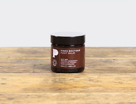organic foot balm pinks boutique