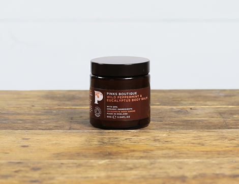organic wild peppermint eucalyptus body balm pinks boutique
