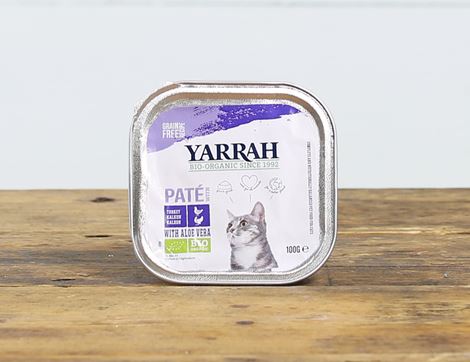 organic chicken and turkey aloe vera pate for cats yarrah