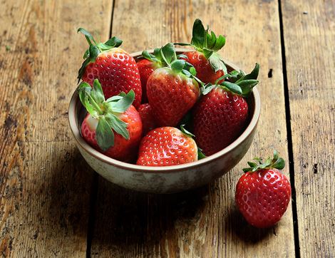 organic english strawberries